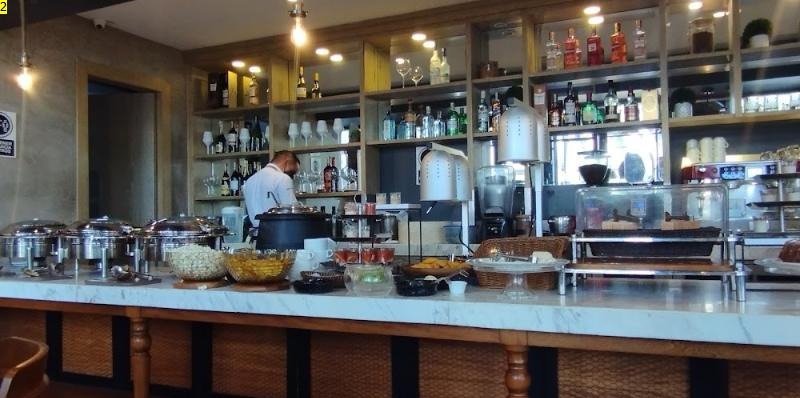 Barra de buffet de Tinta Café